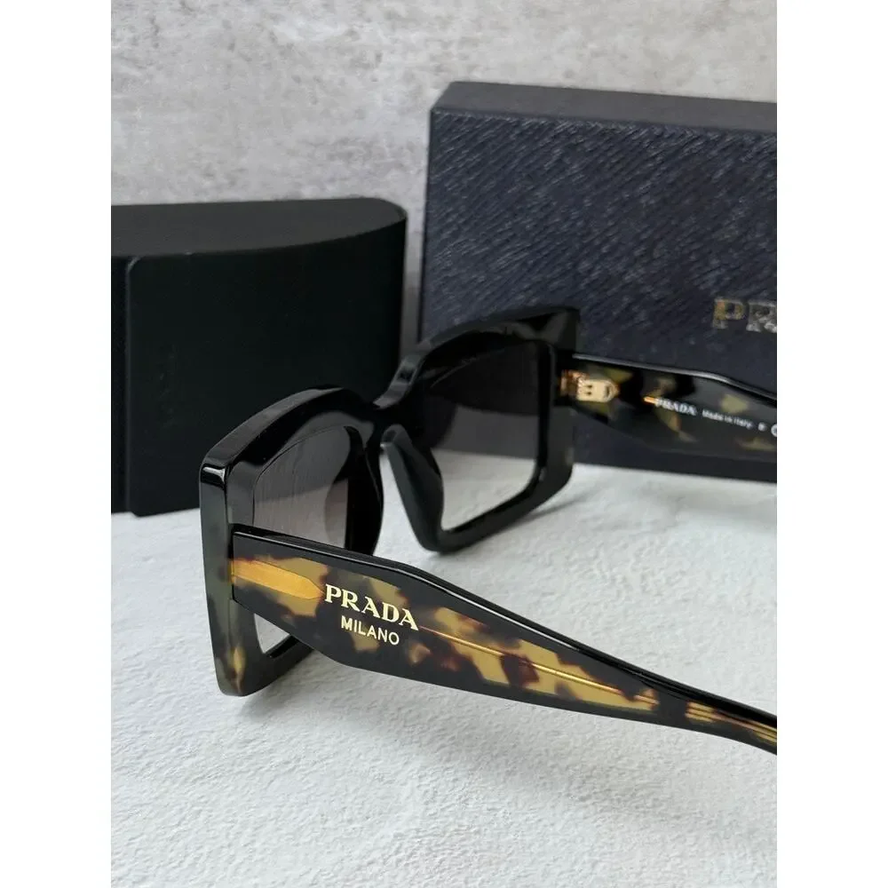 NEW Prada PR D01S Sunglasses in Black Tortoise $390